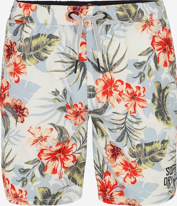 Shorts de bain Superdry en mélange de couleurs : devant