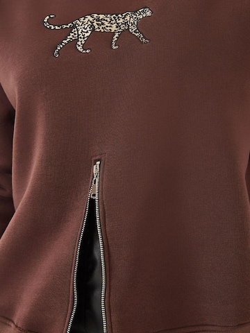 Bianco Lucci Sweatshirt in Brown