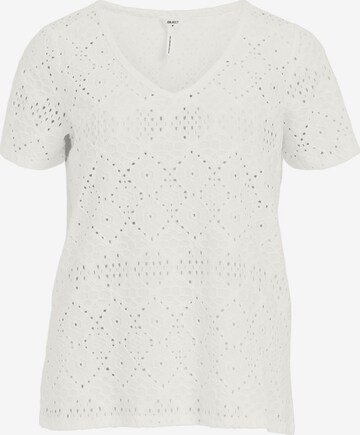OBJECT Μπλουζάκι 'FEODORA' σε λευκό: μπροστά