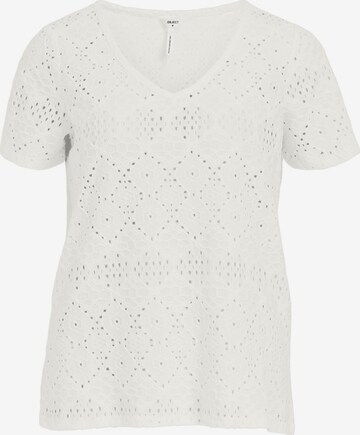 OBJECT - Camisa 'FEODORA' em branco: frente