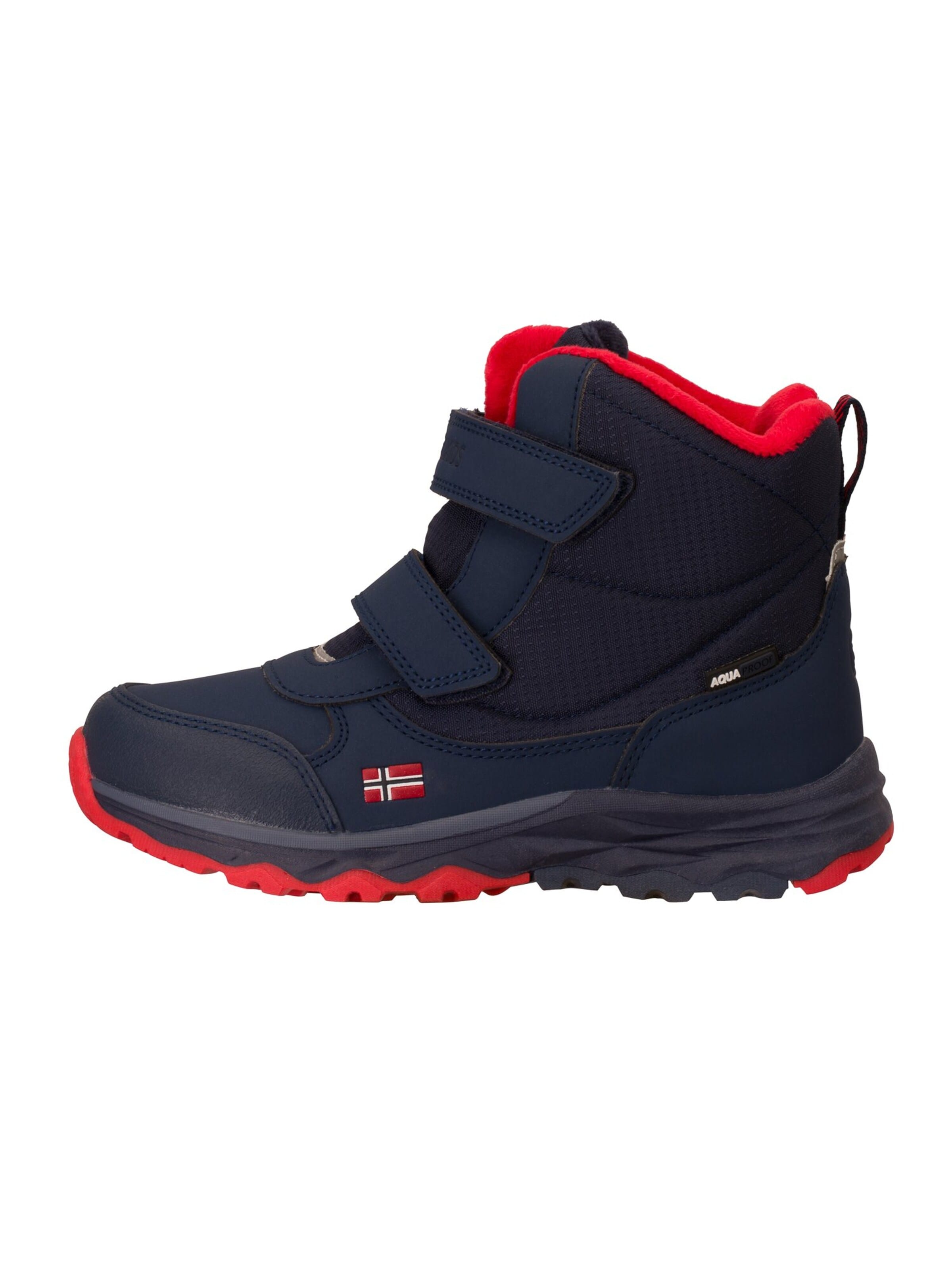 TROLLKIDS Snow Boots in Red: front