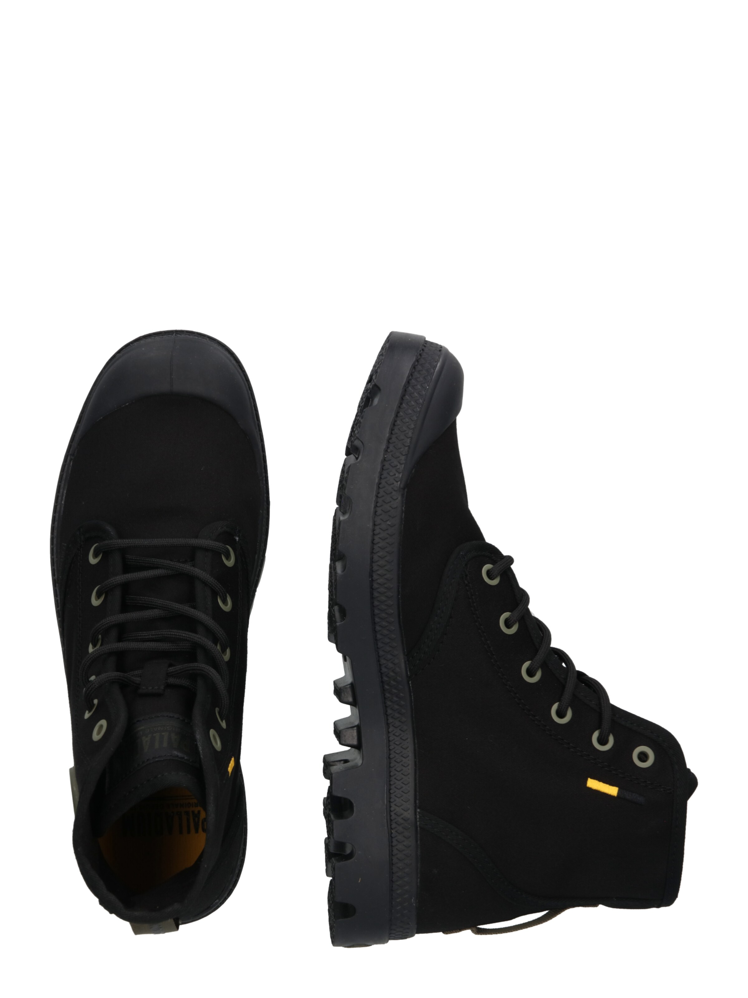 Bottines à lacets 'Pampa' Palladium en noir