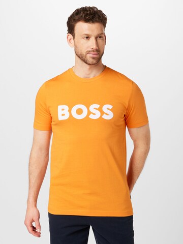 BOSS T-Shirt 'Tiburt' in Orange: predná strana