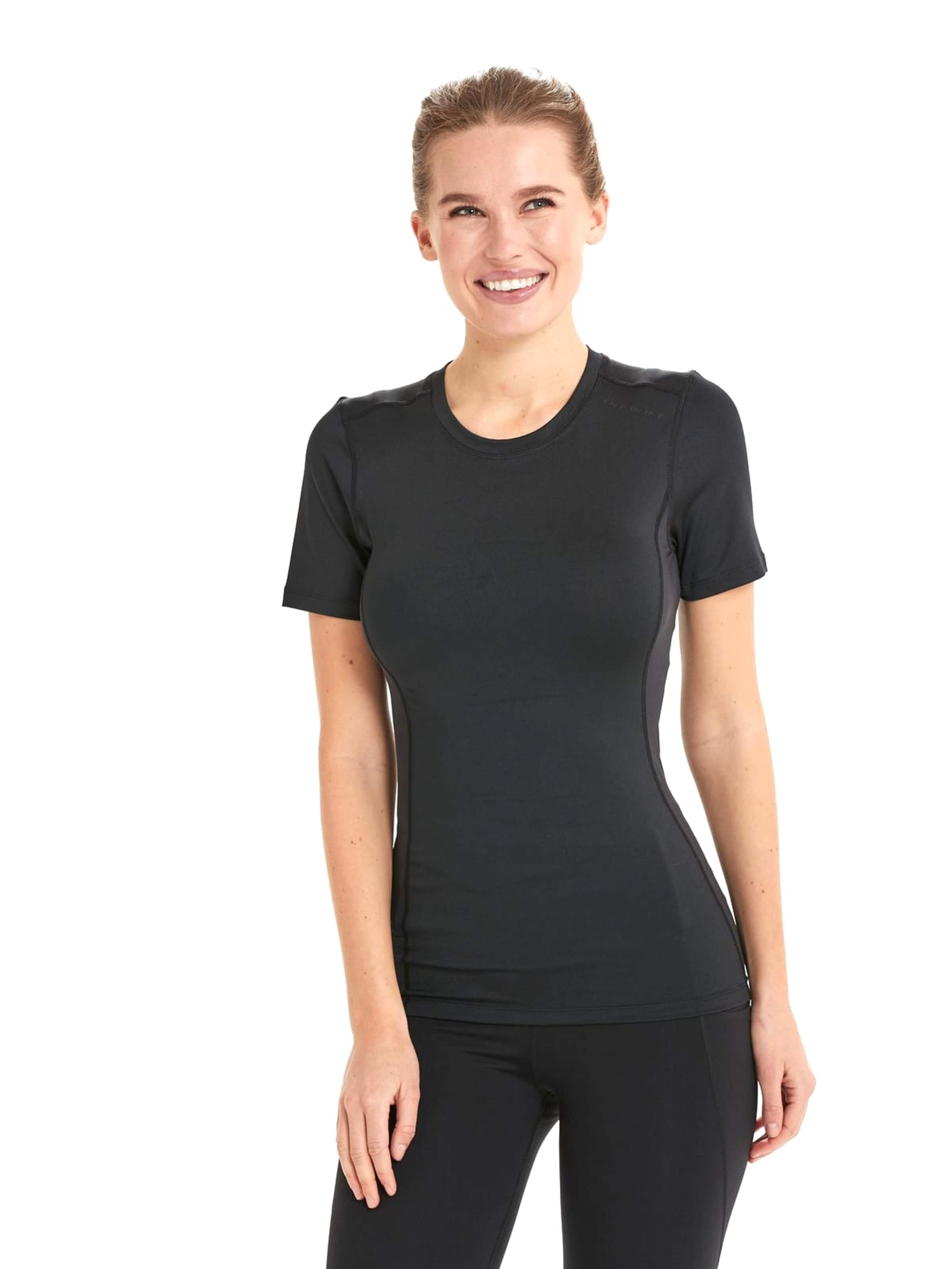ENDURANCE Funktionsbluse 'Power V2 W SS Tee' i sort