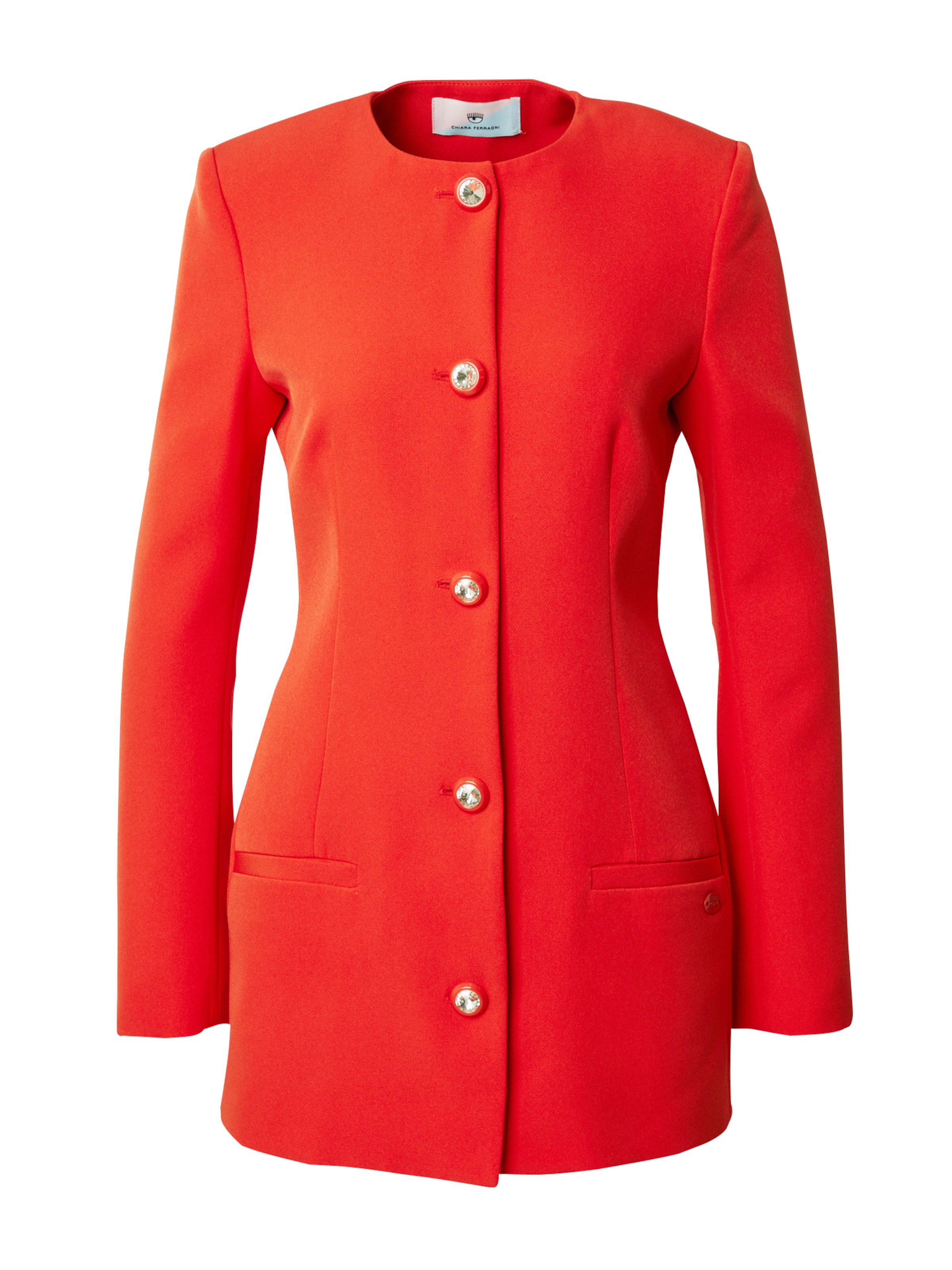 Chiara Ferragni Blazer &#x27;CADY&#x27; | rdeča barva: sprednja stran