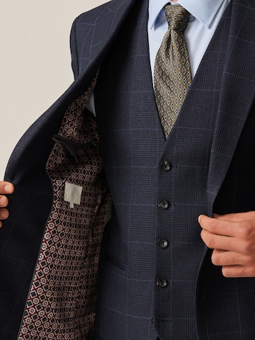 Coupe slim Veste de costume 'Prince-of-Wales' Next en bleu