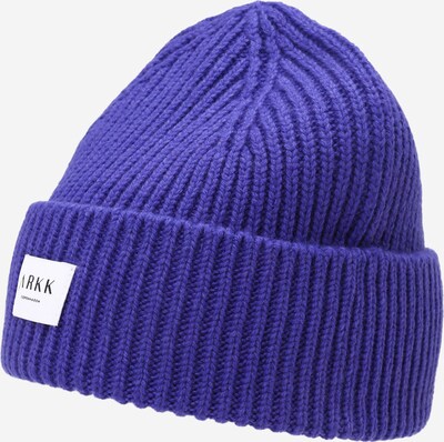 ARKK Copenhagen Bonnet 'Classic' en bleu violet / blanc, Vue avec produit