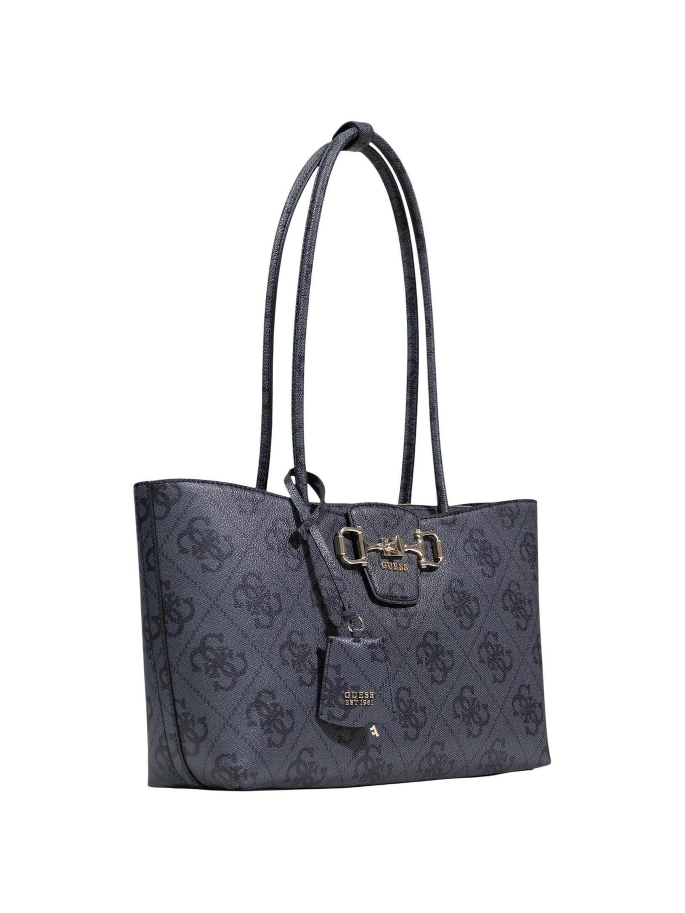 GUESS Schultertasche 'JANIE'‌‌‌‌‌‌‌‌‌‌ in Grau