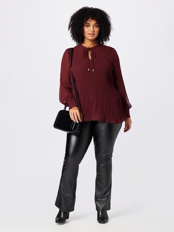 Camicia da donna 'Charlie' di ABOUT YOU Curvy in rosso