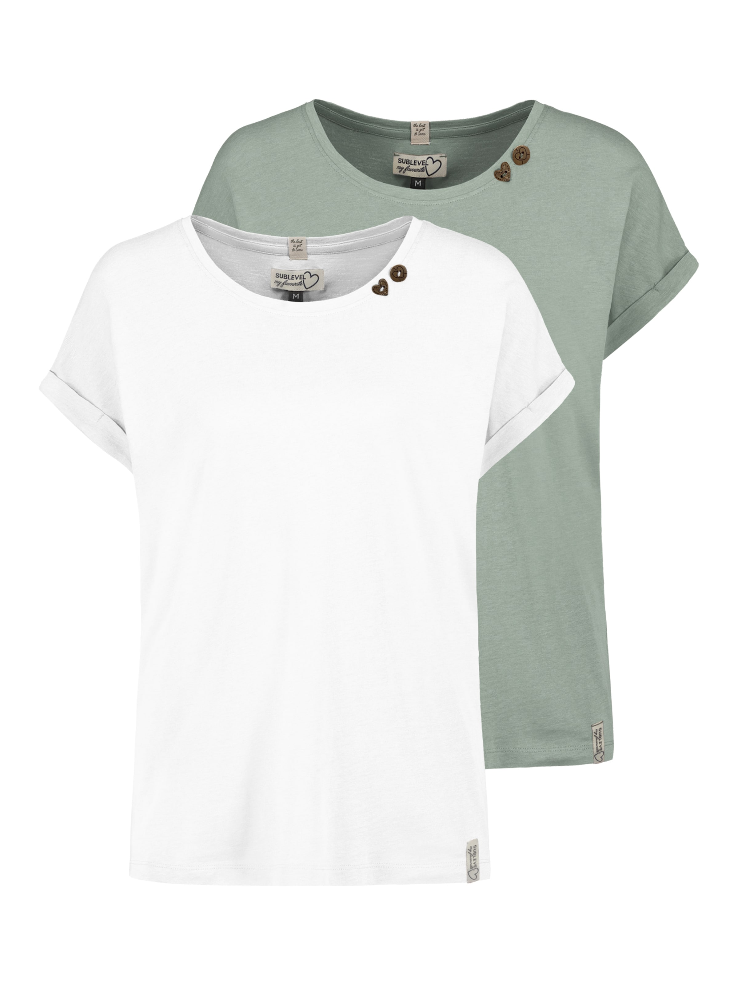 Sublevel Shirt in Pastel green / White, Item view
