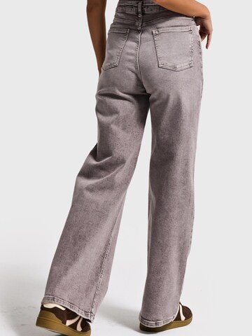 IT'S BASIC Wide leg Jeans 'June Relaxed Mid Rise Jeans' in Bruin