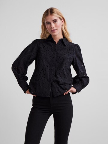 Y.A.S Blouse 'Blicco' in Zwart: voorkant