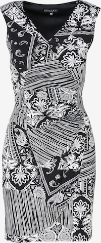 juoda KOROSHI Vasarinė suknelė: priekis