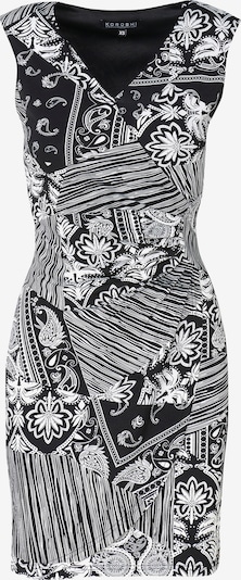 KOROSHI Kleid in schwarz / weiß, Produktansicht