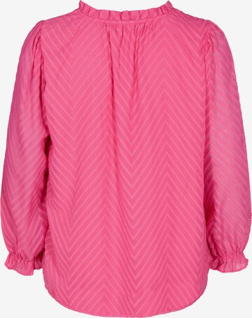 Zizzi Bluse 'MYA' in Pink