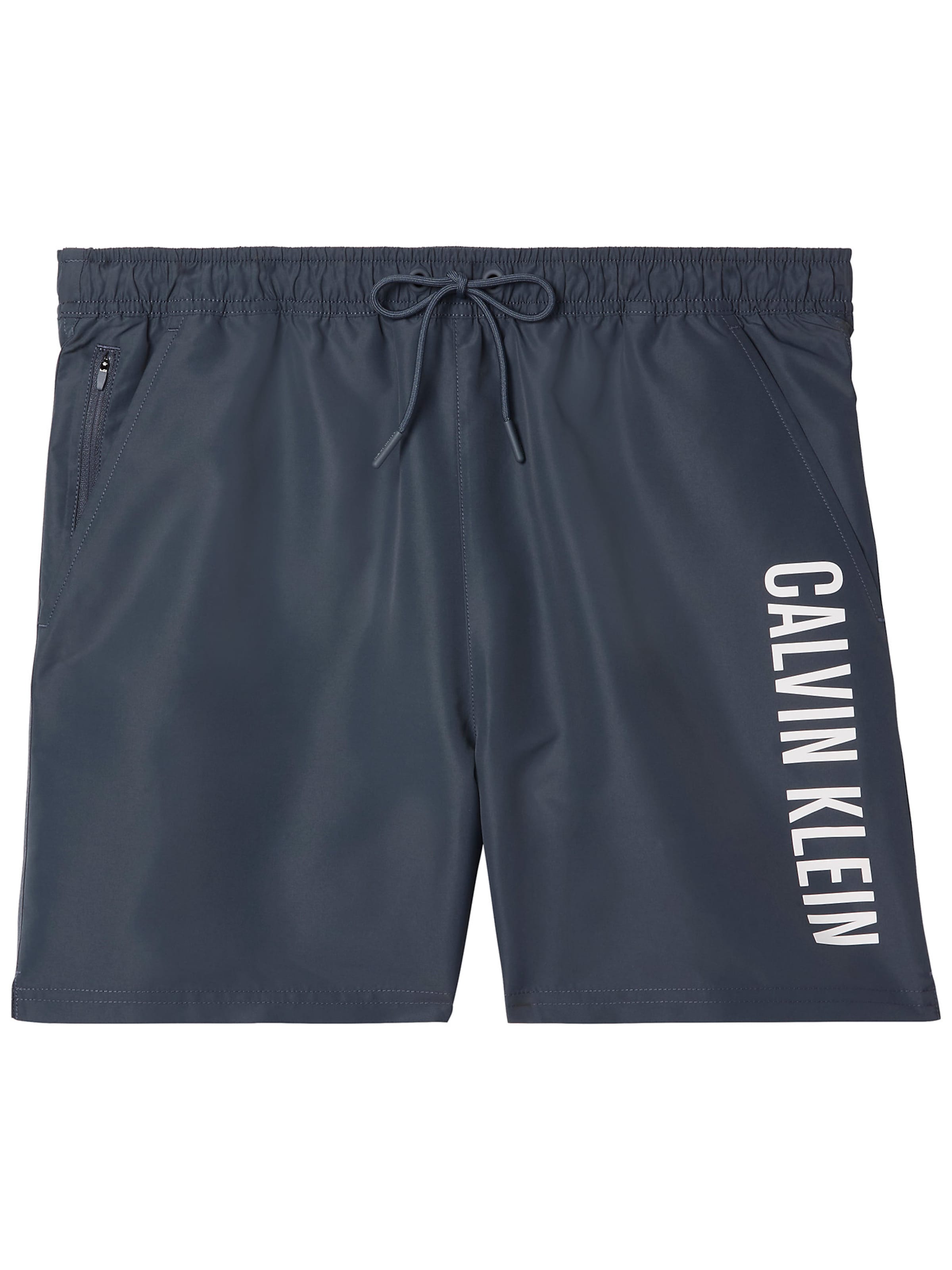 Shorts de bain Calvin Klein Swimwear en bleu : devant