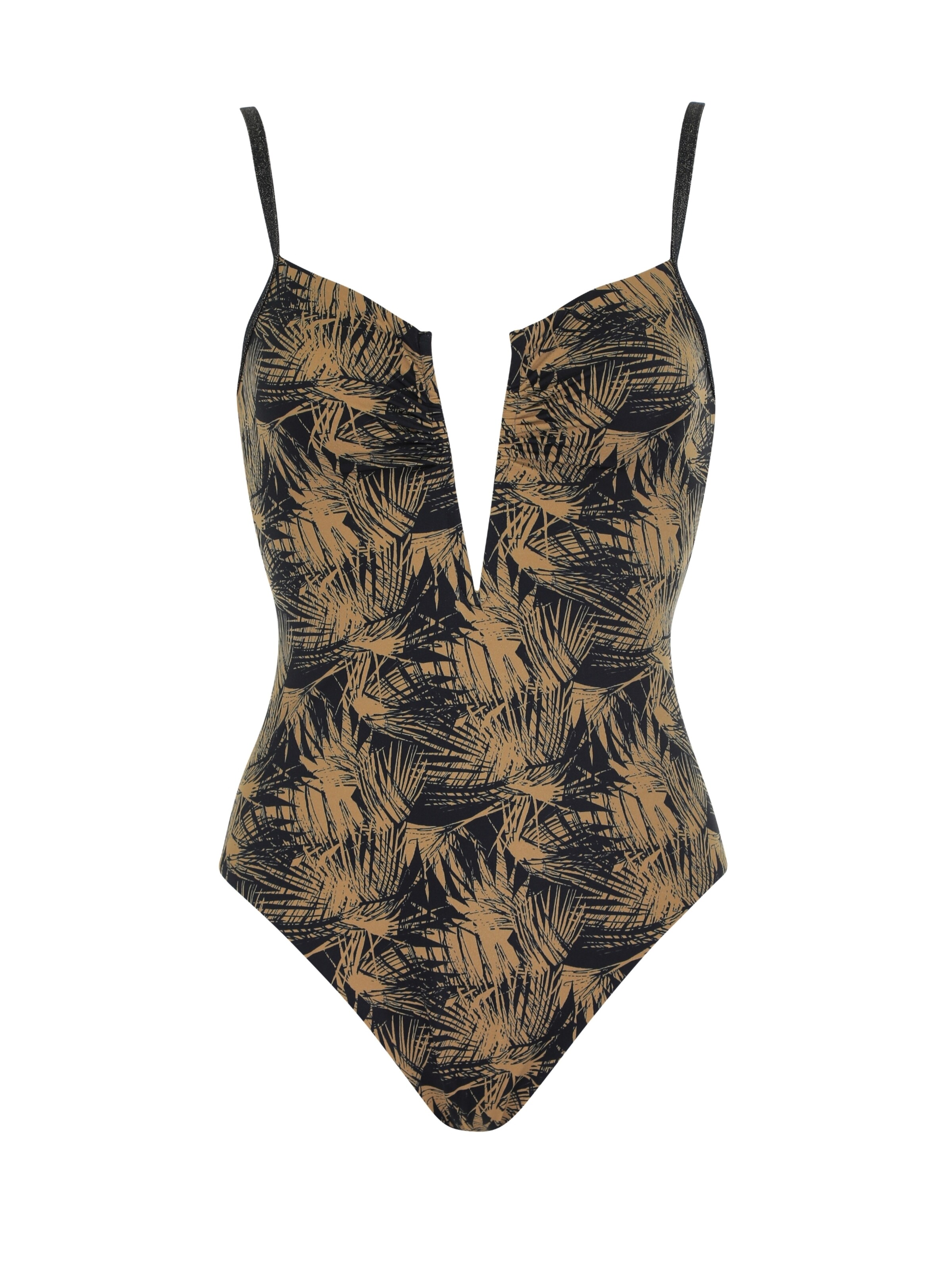 Maillot de bain OLYMPIA en noir : devant