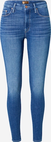 MOTHER Slimfit Jeans 'THE LOOKER' in Blauw: voorkant