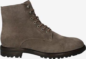 BLACKSTONE Schnürboots 'LESTER' in Grau: Vorderseite