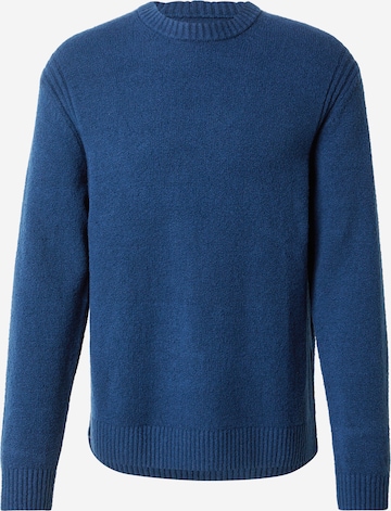 JACK & JONES Sweater 'JCOPOINT' in Blue: front