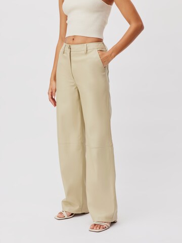 LeGer by Lena Gercke Boot cut Trousers 'Raven' in Green