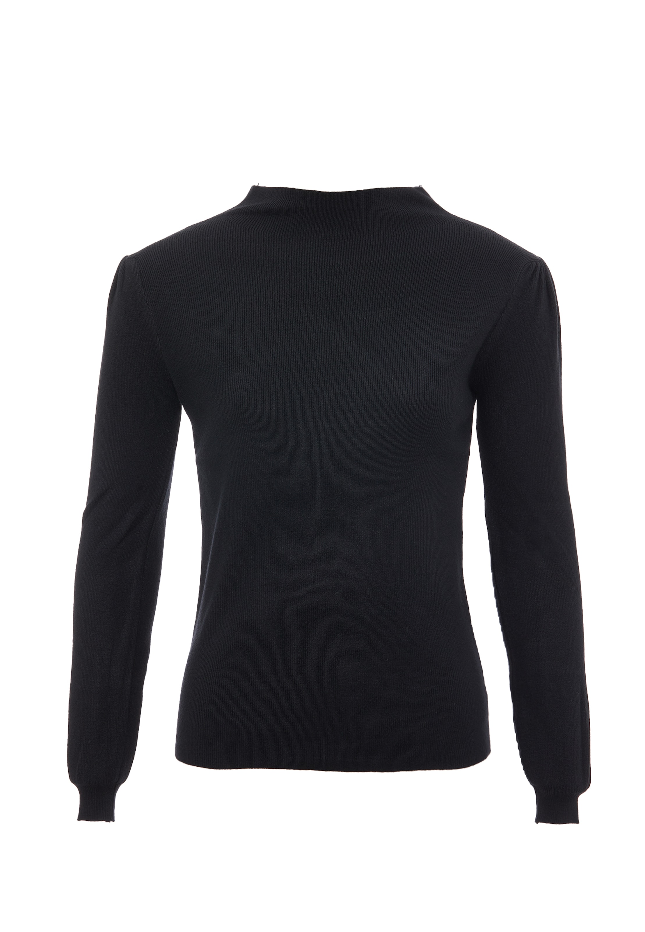 leo selection Sweater in Black: front