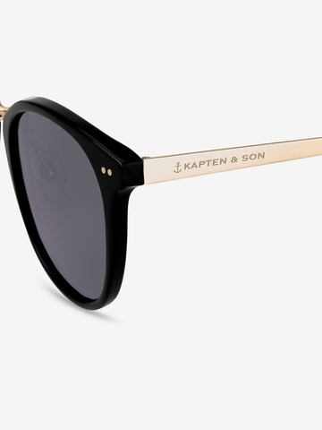 Kapten & Son Sonnenbrille 'Prague All Black' in Schwarz