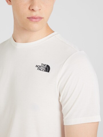 THE NORTH FACE Функциональная футболка 'TOPOGRAPHIC FOUNDATION' в Белый