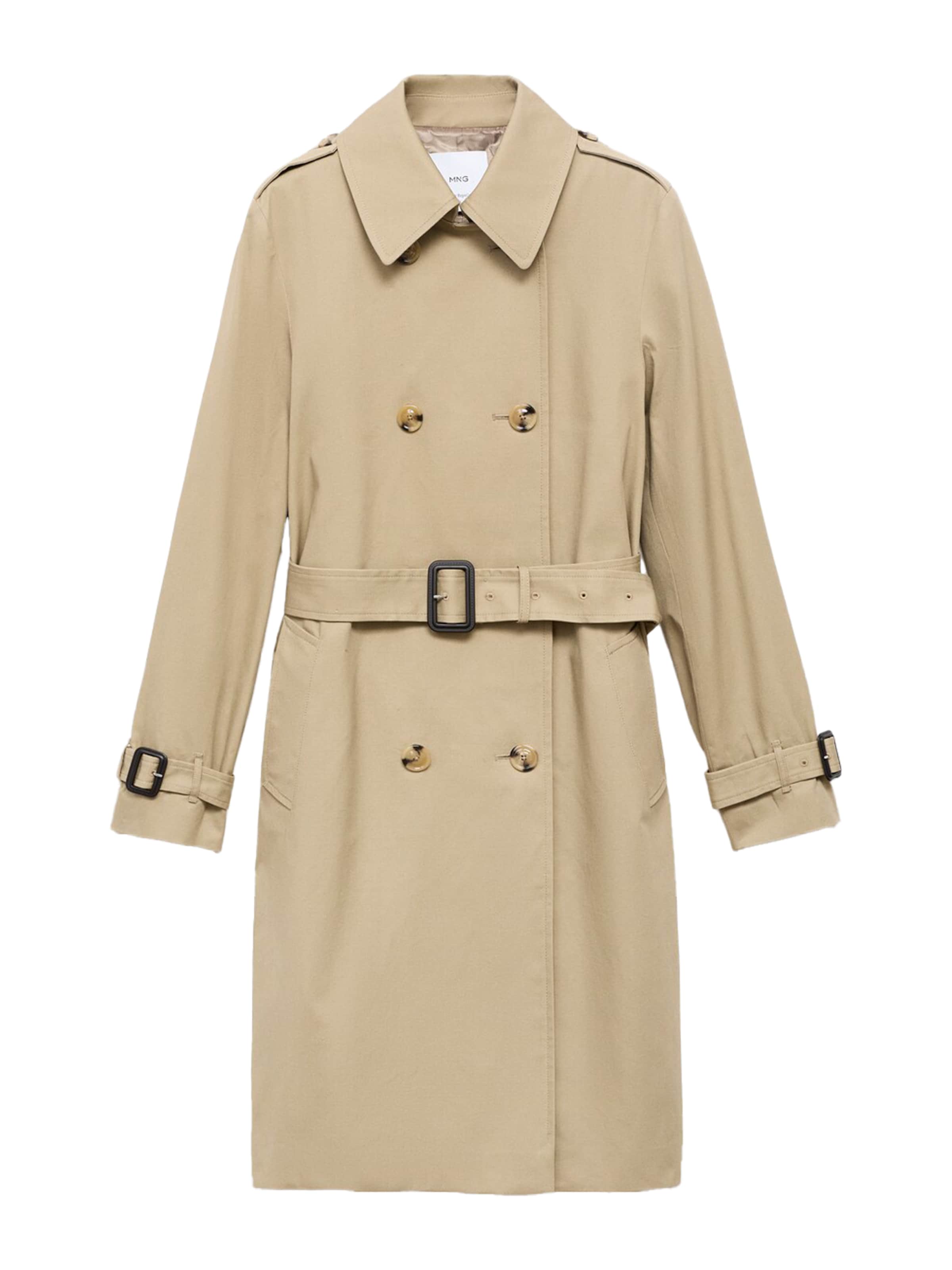 MANGO Prehoden plašč 'POLANA' | bež barva: sprednja stran
