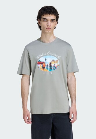 ADIDAS ORIGINALS - Camiseta 'Berlinpaint' en gris: frente