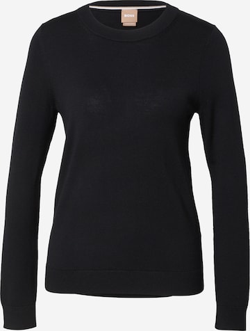 BOSS Black Sweater 'Feganas' in Black: front