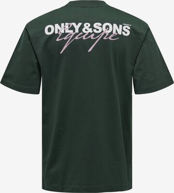 Only & Sons Bluser & t-shirts i grøn