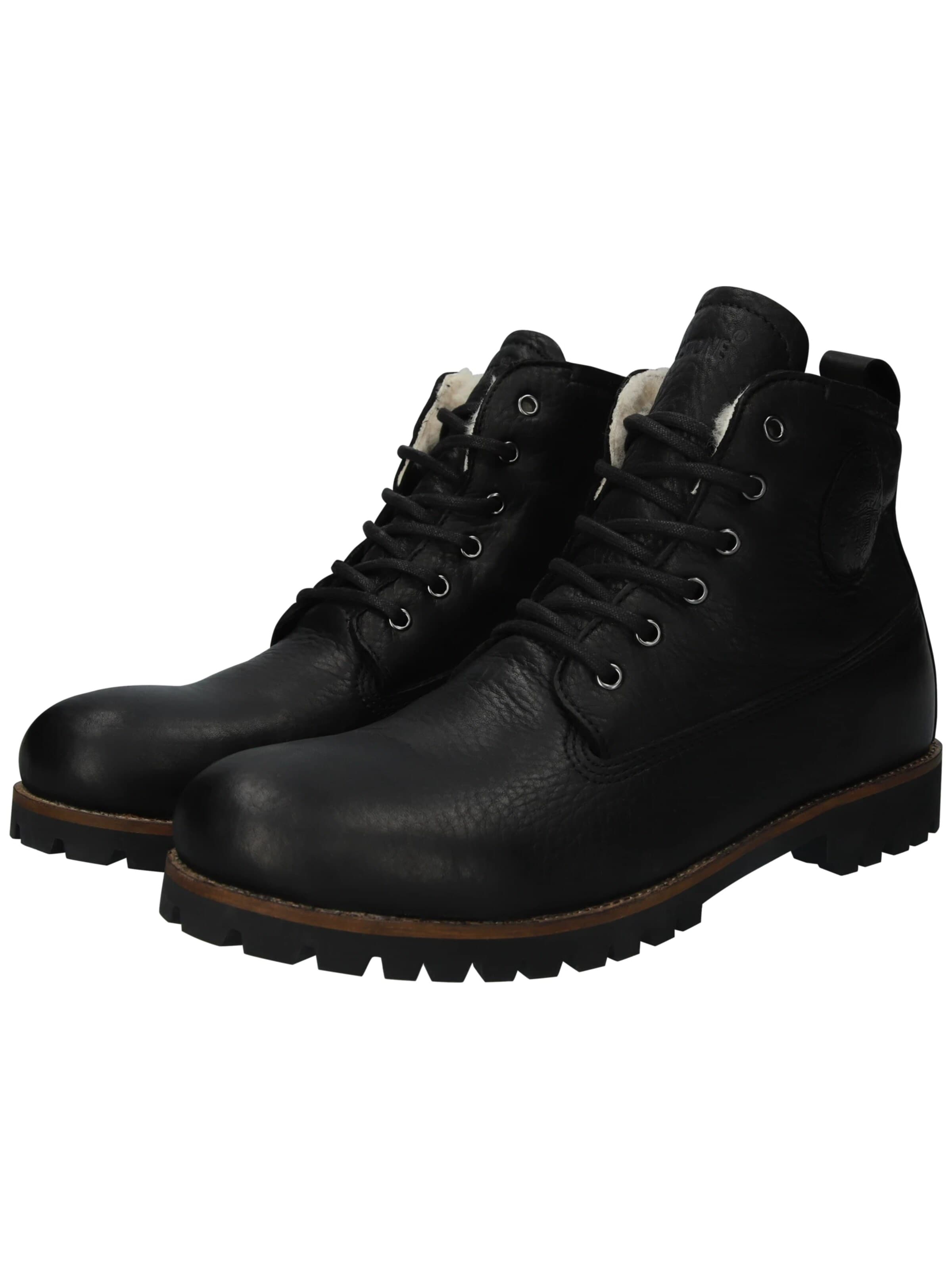 BLACKSTONE Schnürboots 'COLIN' in Schwarz