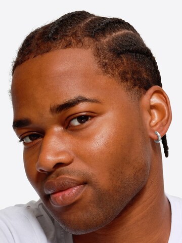 Heideman Ohrring 'Norban' in Silber: Vorderseite