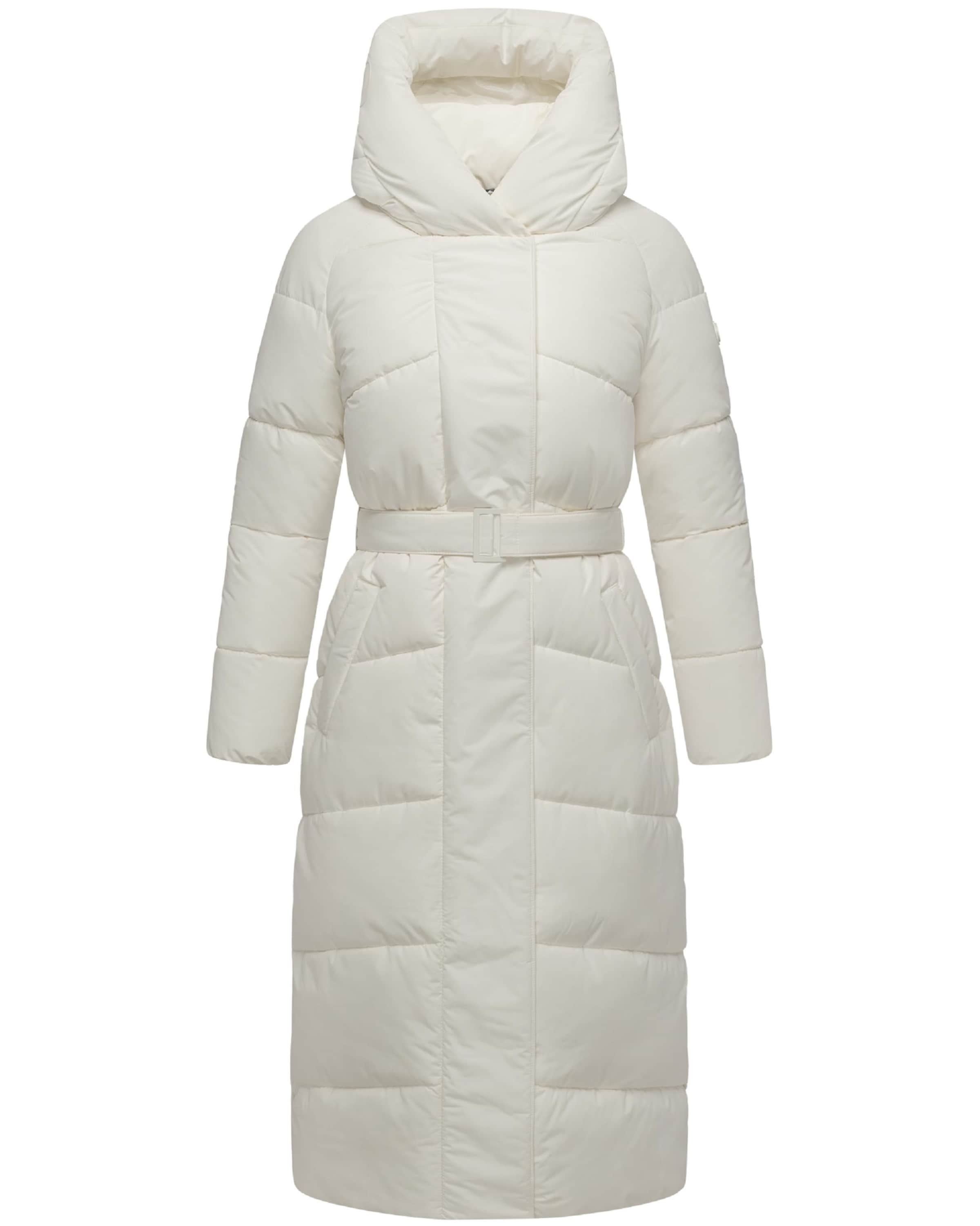 NAVAHOO Зимнее пальто 'Eisblick 14' в Белый: спереди