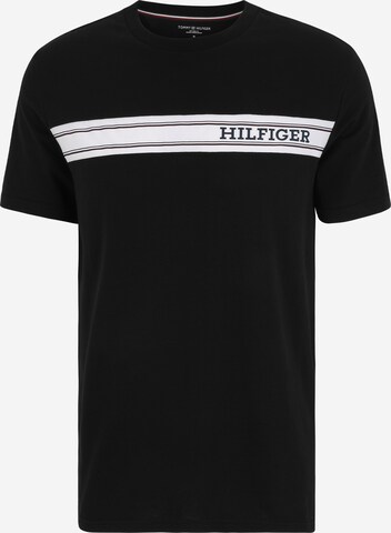 TOMMY HILFIGER - Camiseta en negro: frente