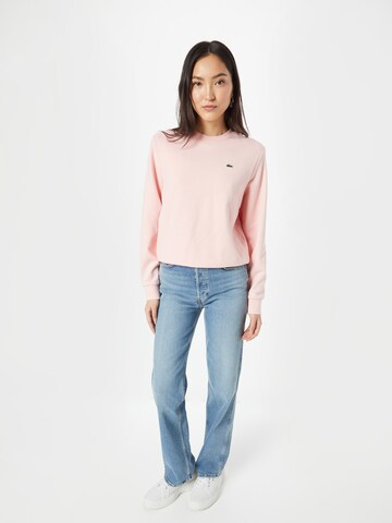 Sweat-shirt LACOSTE en rose