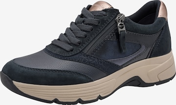 Baskets basses Tamaris en bleu : devant