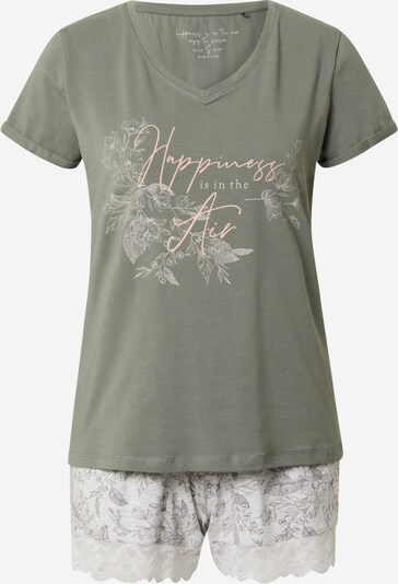 ESOTIQ Shorty 'ESKA' in mottled beige / Light grey / Dark grey / Khaki / Pink, Item view