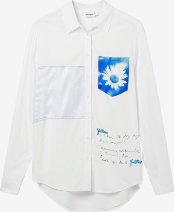 Camicia da donna di Desigual in bianco: frontale