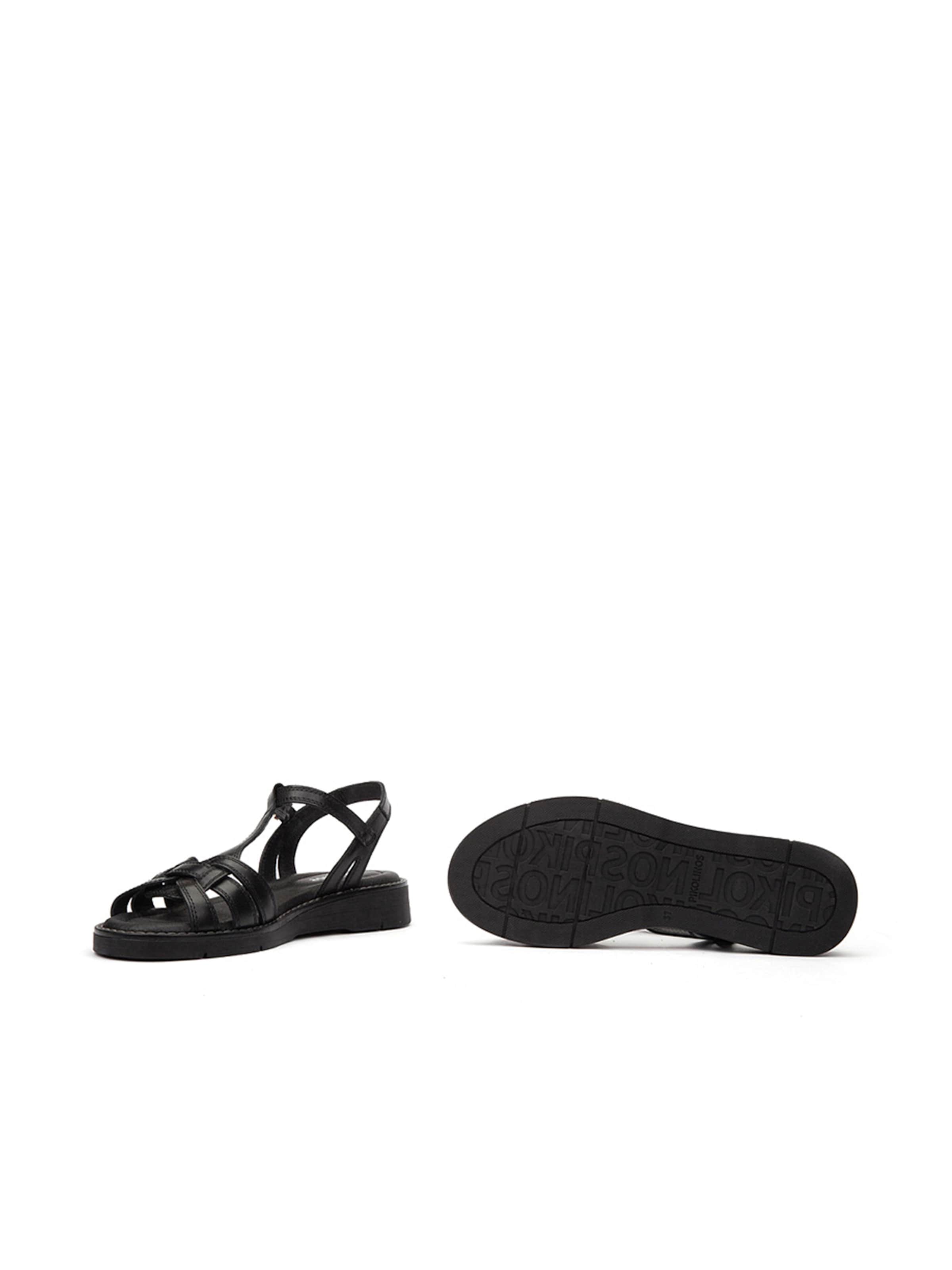 Sandales à lanières 'Roquetas' PIKOLINOS en noir