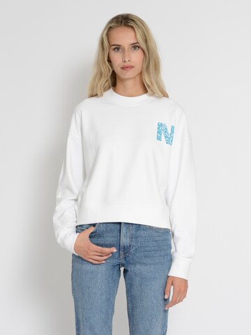 NASSAU Beach Club Sweatshirt ' NB231036 ' in White: front