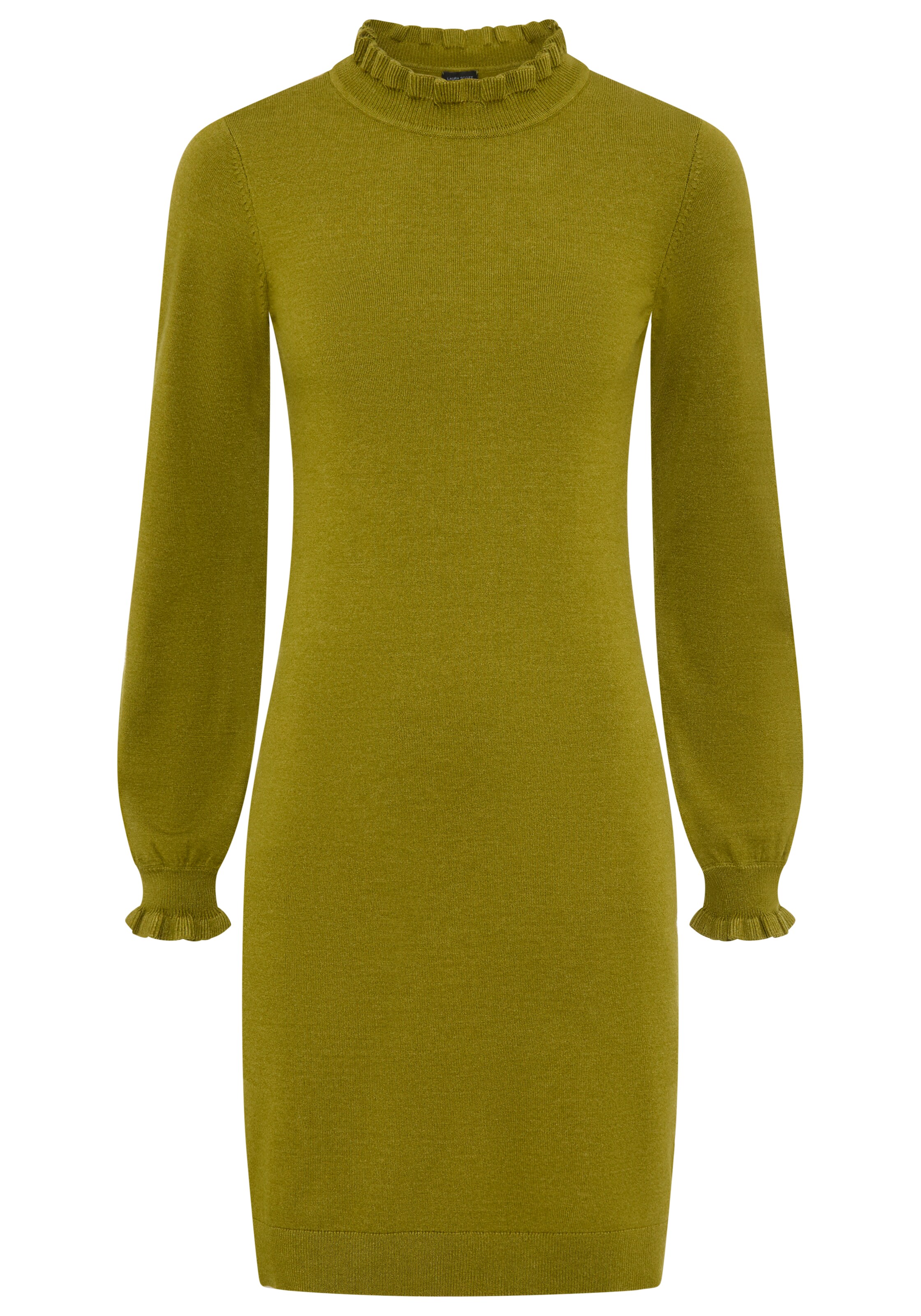 LAURA SCOTT Strickkleid in Grün: Vorderseite