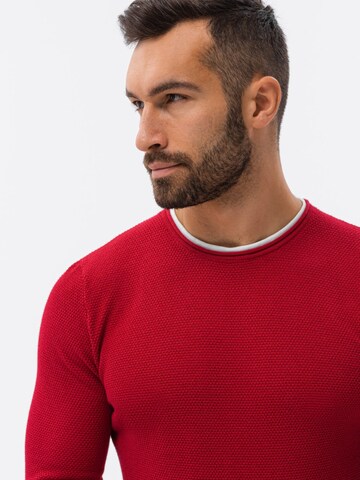 Pull-over 'E121' Ombre en rouge