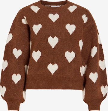 Pullover 'VILUNA' di VILA in marrone: frontale