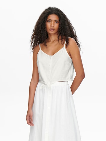 ONLY Top 'CARO' in White: front