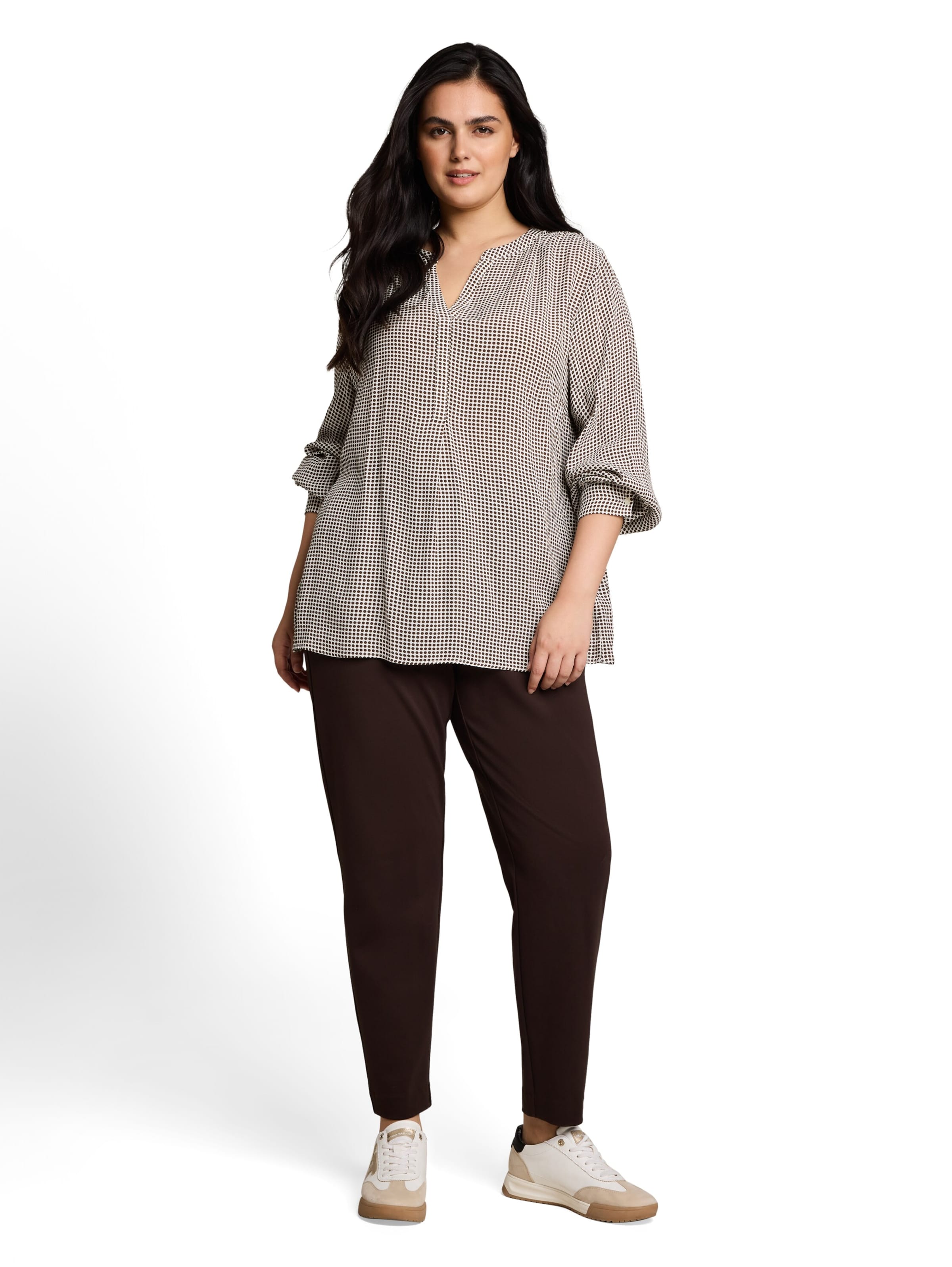 Tom Tailor Women + Bluse in Braun
