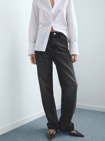 MANGO Regular Jeans 'MIAMI' in Schwarz: Vorderseite