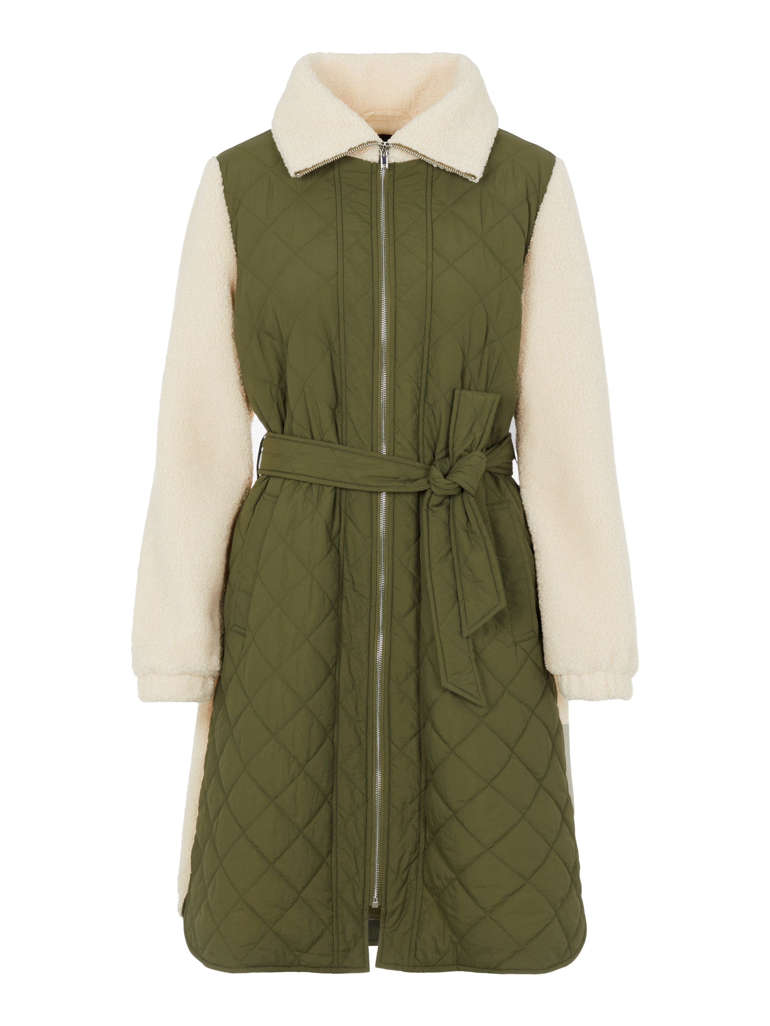 Donna fZSNB PIECES Cappotto di mezza stagione Eda in Oliva, Beige Donna fZSNB PIECES Cappotto di mezza stagione Eda in Oliva, Beige