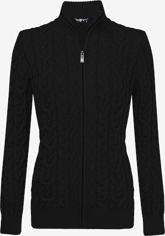 Cardigan Jimmy Sanders en noir : devant